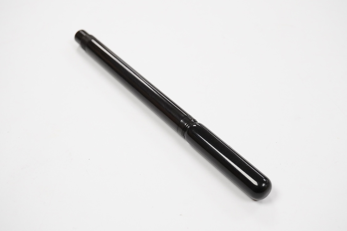 A De La Rue Onoto piston fill fountain pen with over and under feed